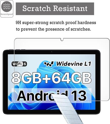 2PACK 9H واقي شاشة من الزجاج المقسى لجهاز UMIDIGI G1 Tab/UMIDIGI G2 Tab/UMIDIGI G1 Tab Kids 10.1 بوصة in Saudi Arabia
