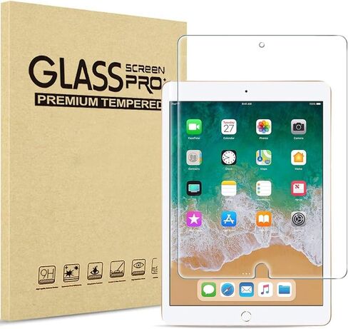 واقي شاشة لجهاز iPad Air 2 iPad Air 1 9.7 بوصة (خالي من الفقاعات) (مضاد للخدش) واقي شاشة من الزجاج المقسى سهل التركيب لجهاز iPad 9.7 in Saudi Arabia