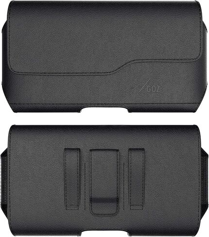 حافظة هاتف Agoz لهاتف iPhone 15 Pro Max، 15 PLUS، iPhone 14 Pro Max، Samsung Galaxy Note 20، S24 Ultra، S23+، A14 A15 A54، حافظة حامل للهاتف بمشبك حزام جلدي (تناسب OTTERBOX أو غطاء البطارية) in Kuwait