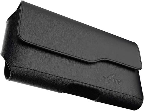 حافظة هاتف Agoz لهاتف iPhone 15 Pro Max، 15 PLUS، iPhone 14 Pro Max، Samsung Galaxy Note 20، S24 Ultra، S23+، A14 A15 A54، حافظة حامل للهاتف بمشبك حزام جلدي (تناسب OTTERBOX أو غطاء البطارية) in Kuwait