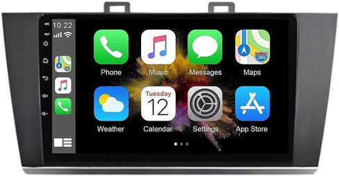 ستيريو سيارة 4+64G Android 13 لسيارة Subaru Outback Legacy 2015-2019 مع Android Auto، راديو سيارة بشاشة تعمل باللمس 9 بوصة مع وصلة مرآة بلوتوث FM/RDS راديو WiFi GPS SWC مزدوج USB+AHD كاميرا احتياطية in Kuwait