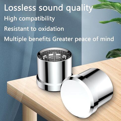 Audiocrast 10x RCA أغطية غبار، أغطية حماية RCA نحاسية مطلية بالروديوم، سدادة ضوضاء RCA، أغطية حماية HiFi RCA لهيكل RCA، مقابس RCA، مقابس توصيل RCA لمنع الأوساخ، RF، RFI، EMI in Saudi Arabia
