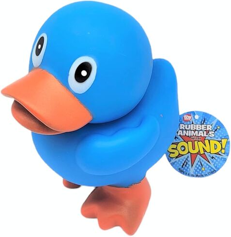 Large 5.5" Tall Rubber Duckies (4 Ducks) Collectable Colorful Ducks Great for Dash Display and Bath Play in Kuwait