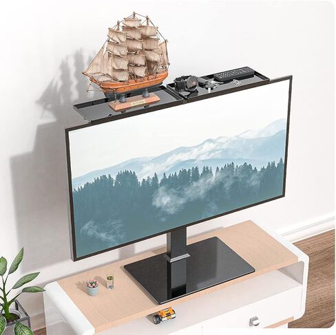 Top Shelf TV Mounting Bracket 12 Inch Flat Panel Mount for Streaming Devices, Media Boxes, Speakers and Home Decor in Kuwait