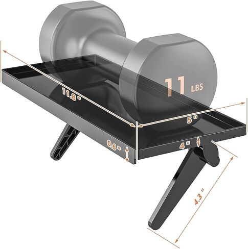 Top Shelf TV Mounting Bracket 12 Inch Flat Panel Mount for Streaming Devices, Media Boxes, Speakers and Home Decor in Saudi Arabia