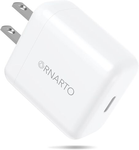 شاحن ORNARTO USB C، شاحن شحن سريع 20 وات، شاحن حائط PD كتلة محول الطاقة لهواتف iPhone 15/14/13/12/SE/11 Pro Max Plus Mini، لأجهزة AirPods، وiPad، وGalaxy، وPixel in Kuwait