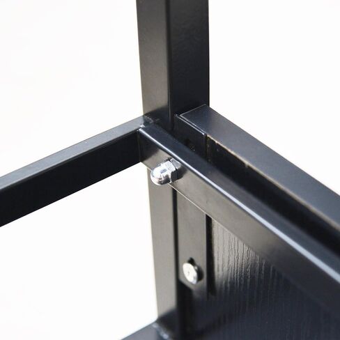 طاولة كمبيوتر محمول قابلة للتعديل من SogesHome، حامل كمبيوتر محمول وعربة مكتب متنقل وصينية نهاية طاولة القهوة، أسود، NSDUS-103#2-BK in Kuwait