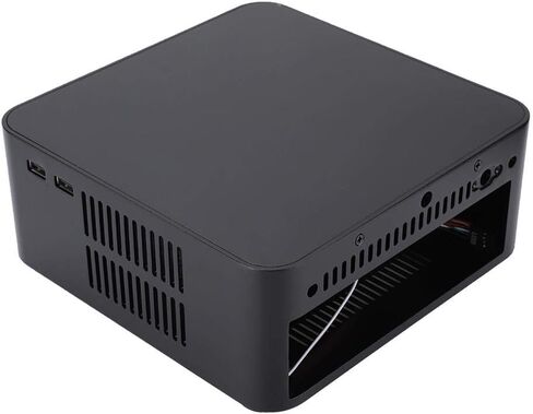 حقيبة ألعاب Mini-ITX PC - حقيبة كمبيوتر L80 Mini-ITX، حقيبة كمبيوتر Mini-ITX من الألومنيوم، حافظة كمبيوتر HTPC(170 × 170 مم ITX اللوحة الأم) (أسود-USB 2.0) in Saudi Arabia