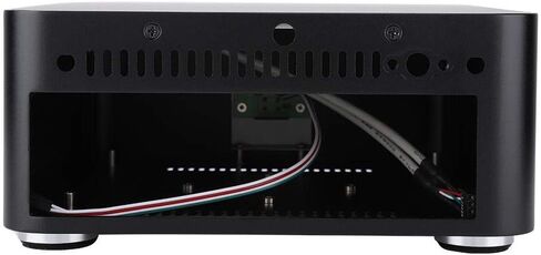 حقيبة ألعاب Mini-ITX PC - حقيبة كمبيوتر L80 Mini-ITX، حقيبة كمبيوتر Mini-ITX من الألومنيوم، حافظة كمبيوتر HTPC(170 × 170 مم ITX اللوحة الأم) (أسود-USB 2.0) in Saudi Arabia