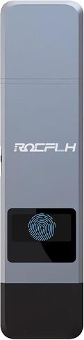 محرك أقراص فلاش USB 3.0 مشفر ببصمة الإصبع سعة 256 جيجابايت مع موصلات من النوع C ونوع A (256-EFG1-U) in Saudi Arabia