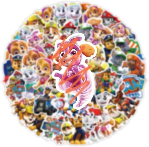 Stickers for Water Bottles, 60pcs Vinyl Stickers for Laptop, Water Bottles, Bumper,Computer, Phonecase Decor Stickers and Decals. (Dog 2) in Saudi Arabia