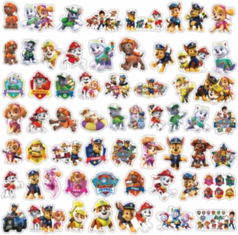 Stickers for Water Bottles, 60pcs Vinyl Stickers for Laptop, Water Bottles, Bumper,Computer, Phonecase Decor Stickers and Decals. (Dog 2) in Saudi Arabia