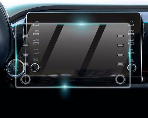 IPG ProActive for Toyota 2024 Hilux 4X4 INVINCIBLE JBL A/T, Adventure, HI-CRUISER A/T 8 Inch NAVIGATION Display 9H Hardness Screen Protector Smooth Glass Touch Ultra Responsive High Clarity Anti Scratch Smudge & Shock Proof Nano Technology Guard for Hilux in Saudi Arabia