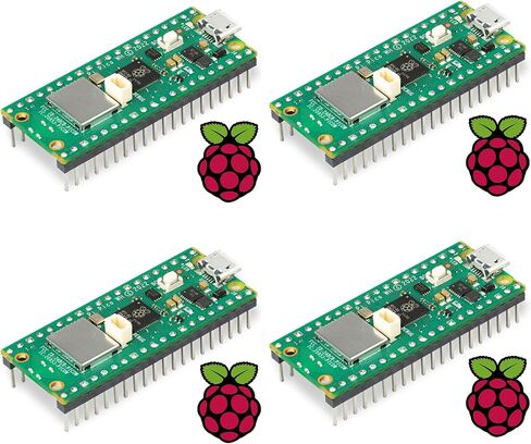 Vis Viva Raspberry Pi Pico H (pre soldered headers) + Raspberry Pi Logo Sticker (1Pack, Pre-soldered Headers) in Saudi Arabia