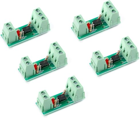 5 قطعة 3-5 فولت Optocoupler عزل مجلس البصرية المعزل EL817 PC817 بطاقة السكك الحديدية قوس المدخلات 3-5 فولت Optocoupler عزل وحدة 1 قناة Opto PNP NPN محول إشارات in Saudi Arabia