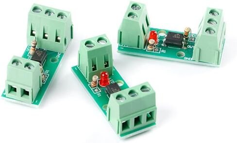 5 قطعة 3-5 فولت Optocoupler عزل مجلس البصرية المعزل EL817 PC817 بطاقة السكك الحديدية قوس المدخلات 3-5 فولت Optocoupler عزل وحدة 1 قناة Opto PNP NPN محول إشارات in Saudi Arabia