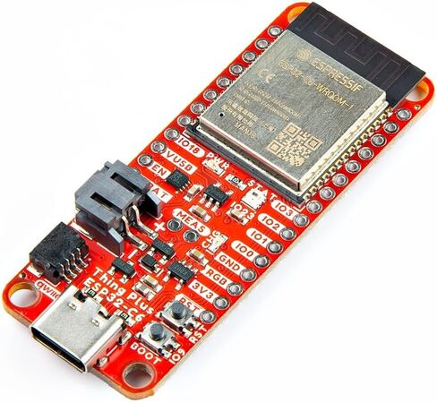 SparkFun Thing Plus - وحدة ESP32-C6، ESP32-C6 WROOM-1-N16 ذات إمكانيات لاسلكية ومعالج دقيق أحادي النواة، USB-C وSD، الأبعاد: 2.55 بوصة × 0.9 بوصة in Saudi Arabia