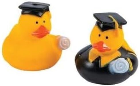 12 Graduation Rubber Ducks with Grad Cap and Diploma| Party Favors | 2 inch in Saudi Arabia