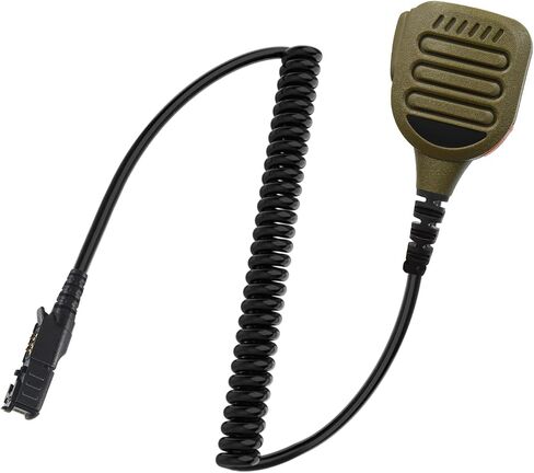 مكبر صوت راديو مقاوم للماء وميكروفون لاسلكي محمول على الكتف مع PTT لـ XPR3000 XPR3000e XPR3300 XPR3300e XPR3500 XPR3500e لون أسمر (XPR-01) in Saudi Arabia