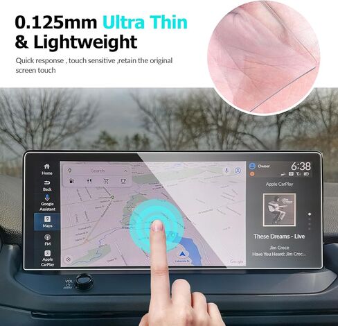 INTGET 12.3 بوصة واقي شاشة ملاحة السيارة لملحقات هوندا أكورد 2023 2024 9 H قسط الزجاج المقسى راديو GPS غطاء عرض شاشة تعمل باللمس فيلم واقية لهوندا أكورد 2023 in Kuwait
