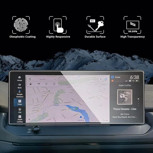 INTGET 12.3 بوصة واقي شاشة ملاحة السيارة لملحقات هوندا أكورد 2023 2024 9 H قسط الزجاج المقسى راديو GPS غطاء عرض شاشة تعمل باللمس فيلم واقية لهوندا أكورد 2023 in Kuwait