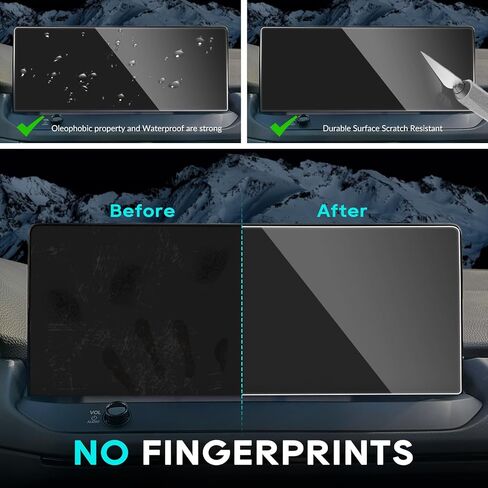 INTGET 12.3 بوصة واقي شاشة ملاحة السيارة لملحقات هوندا أكورد 2023 2024 9 H قسط الزجاج المقسى راديو GPS غطاء عرض شاشة تعمل باللمس فيلم واقية لهوندا أكورد 2023 in Kuwait