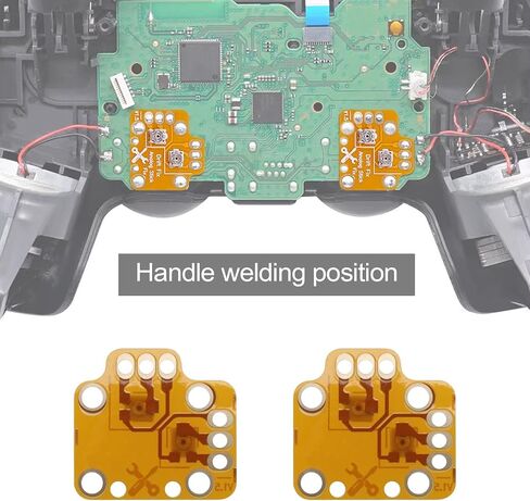 LT Easiyl 5pcs Controller Analog Stick Drift Fix Mod Joystick Module 3D Analog Joystick Drift Repair Board Compatible with PS4 Compatible with PS5 Compatible with Xbox ONE Yellow in Saudi Arabia