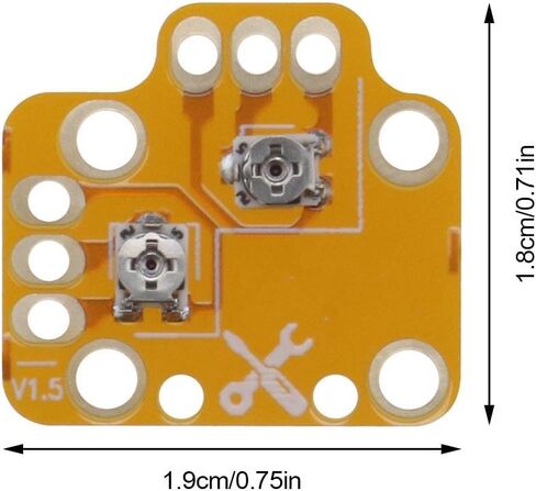 LT Easiyl 5pcs Controller Analog Stick Drift Fix Mod Joystick Module 3D Analog Joystick Drift Repair Board Compatible with PS4 Compatible with PS5 Compatible with Xbox ONE Yellow in Saudi Arabia