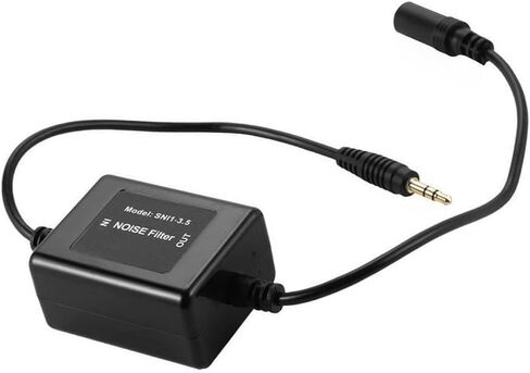 Vanki 1 قطعة 3.5 مللي متر Aux الصوت مرشح الضوضاء حلقة الأرض المعزل القضاء على الضوضاء الكهربائية لصوت السيارة in Kuwait