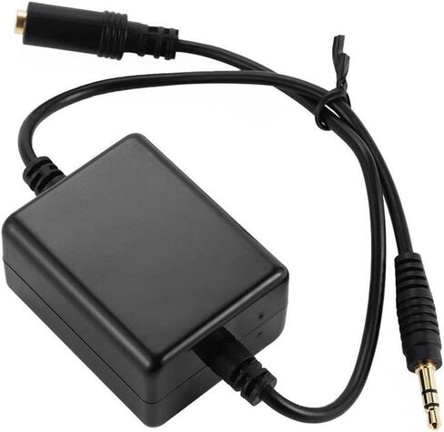 Vanki 1 قطعة 3.5 مللي متر Aux الصوت مرشح الضوضاء حلقة الأرض المعزل القضاء على الضوضاء الكهربائية لصوت السيارة in Kuwait