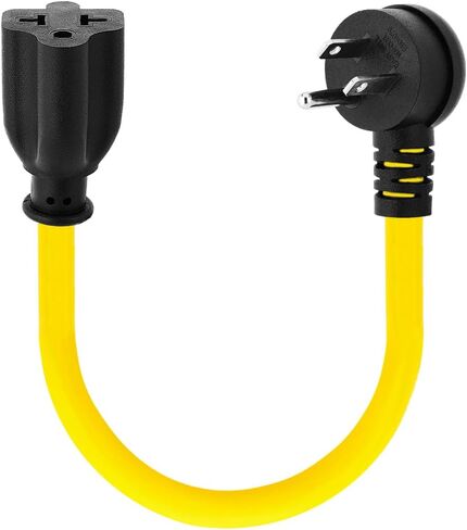 [4-in-1] 15 Amp Household AC Plug to 20 Amp T Blade Adapter Cable,Nema5-15P to 5-15R,5-15P to 5-20R,5-15P to 6-15R,5-15P to 6-20R, 4 in 1 AC Adapter, in Kuwait