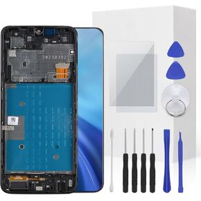 for TCL 40XE 40 XE 40X 40 X T609V T609SPP T609DL T609M Screen Replacement Kit Full LCD Screen Display Touch Digitizer Frame Full Assembly with Repair Tool for Model 6.56inch
