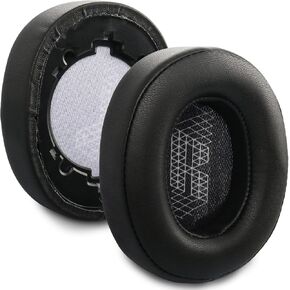 Live 500 BT Ear Pads Replacement Protein Leather Ear Cushions Compatible with JBL Live 500BT Wireless Over-Ear Headphones Earpads Soft and Noise Isolation Memory Foam Earmuffs