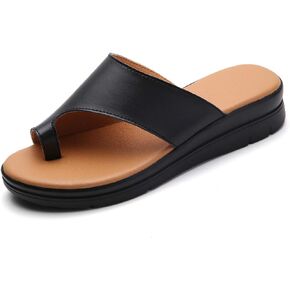 Women Bunion Sandals Platform Wedge Slippers Orthopedic Flip Flops Summer Shoes