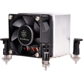 Silverstone AR09-115XP 2U Rackmount Server/Small Form Factor Intel CPU Cooler with Push Pin Design, SST-AR09-115XP