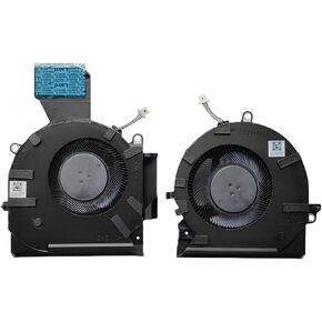 New Compatible CPU and GPU Cooling Fan for HP OMEN 16-B 16-C TPN-Q265 TPN-Q267 M75483-001 EG75070S1-C680-S9A EG75070S1-C690-S9A M75483-001 M75485-001 DC5V 3.00W(not for fit 12 volt latop)