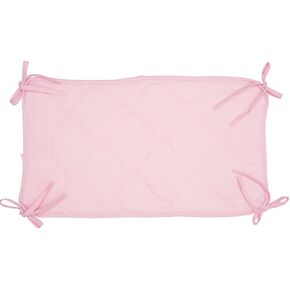 Abstract Quilted Portable Crib Bib Sheet Saver 24.5" X 13" (1 Pack, Pink)