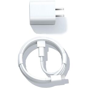 20W Apple TV Remote (3rd) Charger, USB-C Power Adapter and Charger Cable for Siri Remote (3rd Generation), Apple TV 4K Remote (3rd Generation) Fast Charging Cord (White)