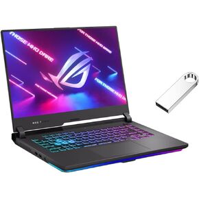 Asus New ROG Strix 15.6"" FHD Laptop | AMD Ryzen 7 4800H Processor | NVIDIA GeForce RTX 3060 | 16GB RAM | 1024GB SSD | Backlit Keyboard | Windows 11 Home | Bundle with 64GB USB Flash Drive, Black