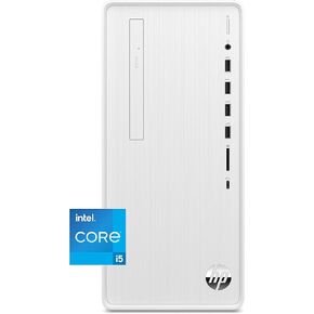 HP Pavilion Desktop PC, 12th Gen Intel Core i5-12400, 8 GB RAM, 512 GB SSD, Windows 11 Home, Wi-Fi 6 & Bluetooth, 9 USB Ports, Wired Keyboard & Mouse Combo, Pre-Built PC Tower, TP01-3050 (Renewed)
