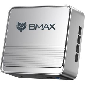 جهاز كمبيوتر صغير Bmax الجيل 11th 4-Core N5095 8GB RAM/256GB SSD 4K شاشة مزدوجة غطاء دفع وسحب WiFi5/Dual HDMI/4 USB 3.0/BT4.2/TF بطاقة Micro Pc in Kuwait