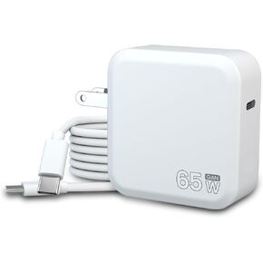 65W USB C Laptop Charger for Samsung Galaxy Book Pro 13.3" 15.6" NP950QDB NP930QDB NP930XDB NP935QDC NP950XDB KA1US KA2US Galaxy Book Pro 360, Gan Type C Fast Charging Power Adapter