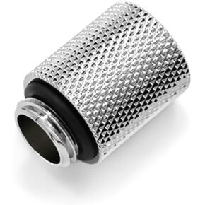 Barrow G1/4" Male to Female Extender Fitting, 20mm, Silver Shiny