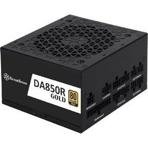 SilverStone Technology DA850R Gold 850W 80 Plus Gold ATX 3.0 & PCIe 5.0 Modular Power Supply, SST-DA850R-GM