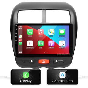 Android Touch Screen Compatible with Carplay Android Auto,Car Radio Stereo Bluetooth Navigation Media Player GPS WiFi FMAM Rear Camera Head Unit forMitsubishi Outlander Sport ASX 2010-2019