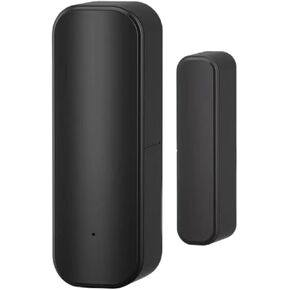 Door and Window Sensors WiFi,Smart Door Open/Closed Detectors for Home Security Black 1pack(Battery not Included)