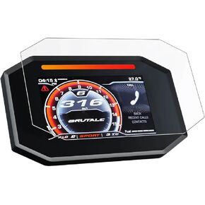 Motorcycle Accessories Nano Glass Dashboard Screen Protector Kit for MV Agusta F3 (RR) 2022+ / Brutale Turismo Super Veloce 800 2020-2024 (2 x Ultra Clear & 2 x Anti Glare)