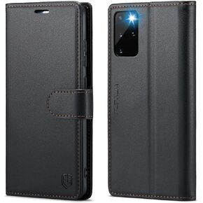for Samsung Galaxy S20+/S20 Plus 6.7" Wallet Case with RFID Blocking Credit Card Holder, PU Leather Flip Kickstand Protective Shockproof Cover Women Men for Samsung S20+ Phone case(Purple)