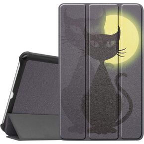 حافظة LG G Pad 5 10.1، حافظة ذكية بحامل ثلاثي الطي، غطاء نحيف خفيف الوزن لجهاز LG G Pad 5 10.1 بوصة، إصدار 2019، الطراز: LM-T600L، T600L Moon Cat in Kuwait