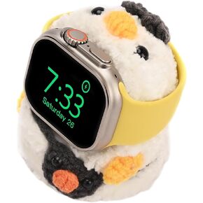 Charger Stand Compatible with Apple Watch Series Ultra2/Ultra/9/8/Se2/7/6/Se/5/4/3/2/1, Supports Nightstand Mode (Backpack Duck)